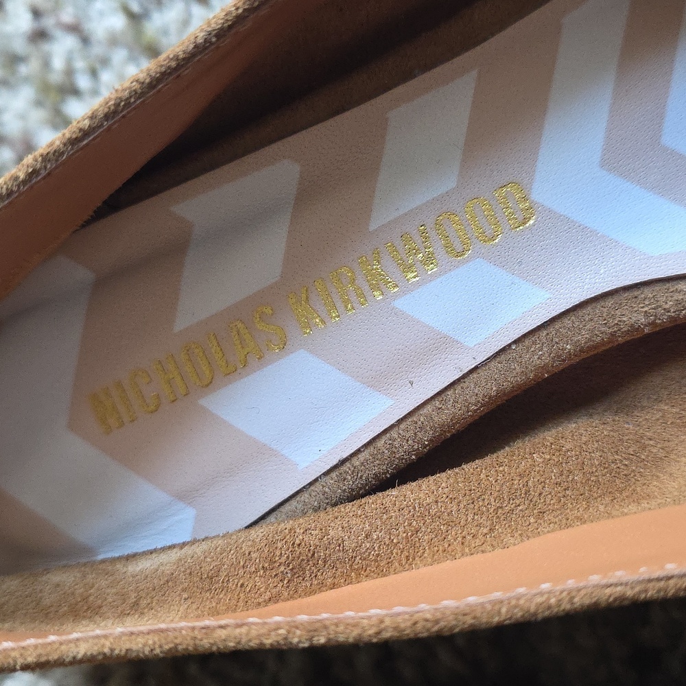 Nicholas Kirkwood Suede Beya Loafers - Picture 3 of 10
